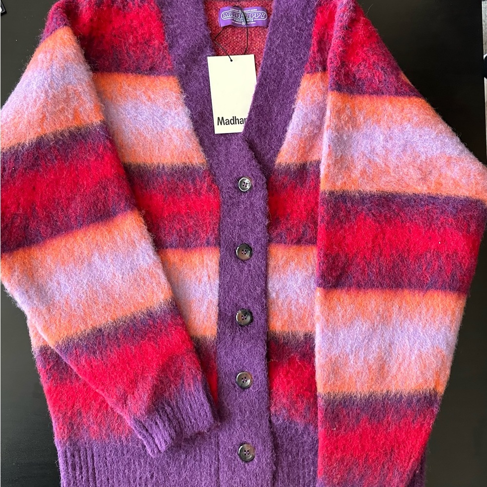 MadHappy Llama Sweater Cardigan